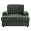 Canapé-lit surdimensionné de 42 po pour l'intérieur, canapé en fausse fourrure de lapin avec repose-pieds avec rangement et accoudoirs, porte-gobelets, fauteuil-lit rembourré, canapé de lecture avec assise profonde-999269738