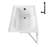 Streamline 60 in. x 32 in. Acrylic Right-Hand Drain Alcove Bathtub in Glossy White With External Drain-108300980