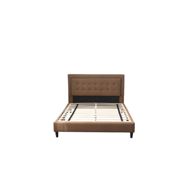 Lit plateforme tapissier Poplar