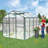 Polycarbonate Greenhouse,6'X 8' Heavy Duty Walk-In Plant Garden Greenhouse For Backyard/Outdoor-113697877