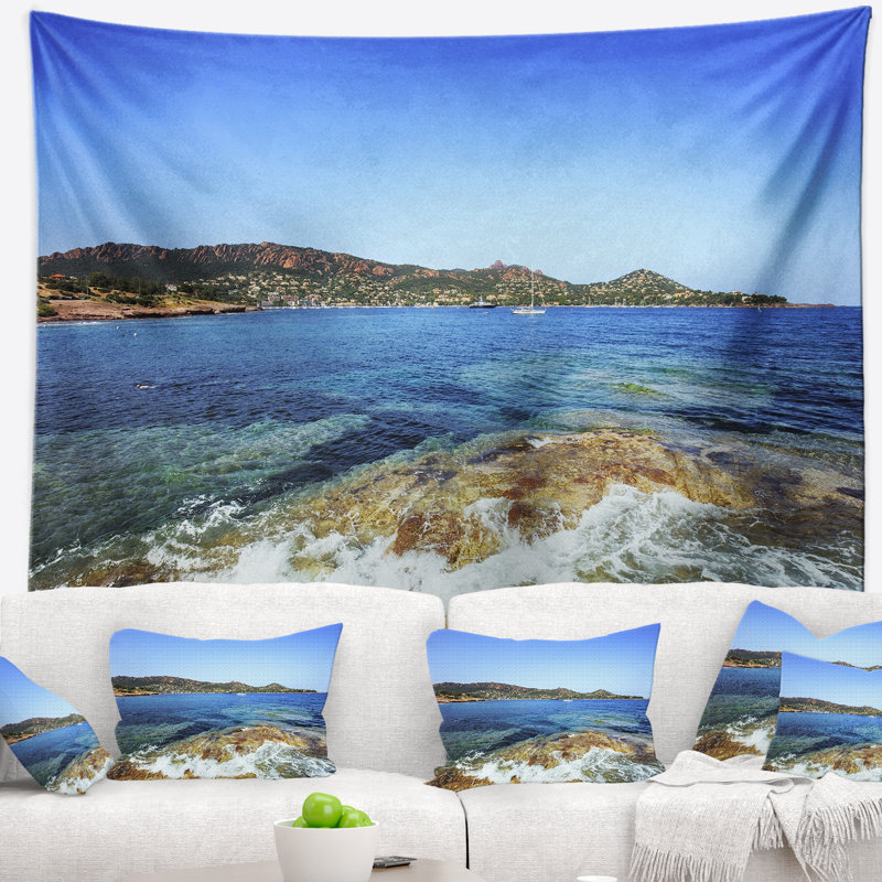 Tapisserie de plage Ager Bay à Esterel Rocks, H 68 po x l 80 po