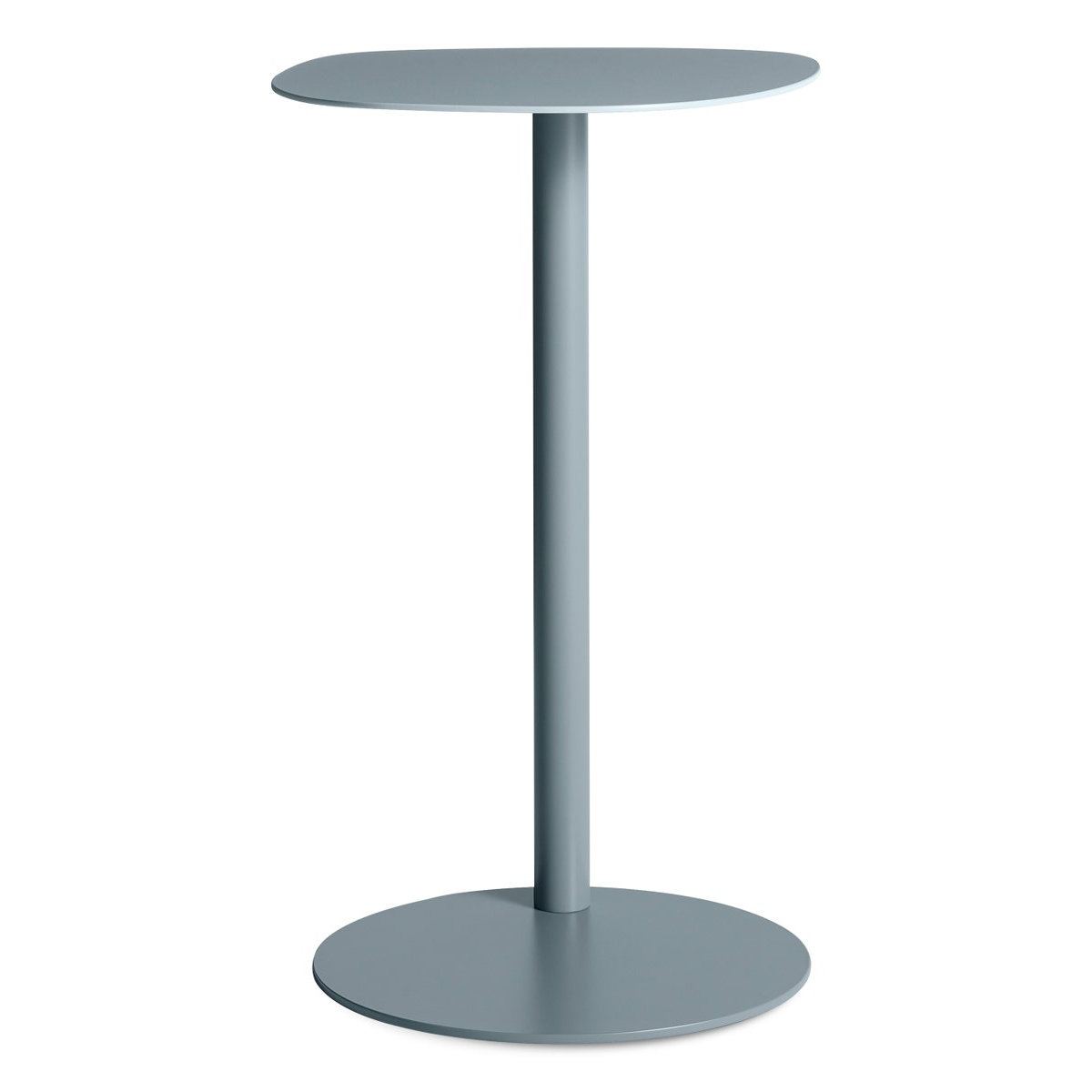 Swole Single End Table, 25" H x 20" W x 15" D, Gray Blue