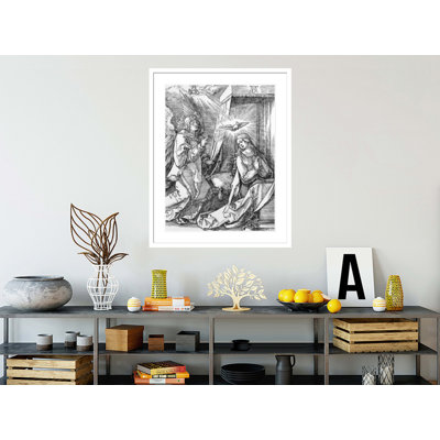 L'annonce de la série «Petite passion» par Albrecht Dürer, impression giclée encadrée