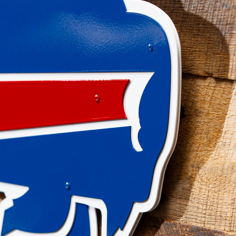 Art mural en métal Buffalo Bills Layered