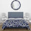 Ensemble de housse de couette bleu et blanc Coastal Anchor-109144887