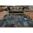 Distressed Wool Geometric Patchwork Area Rug 7x10
