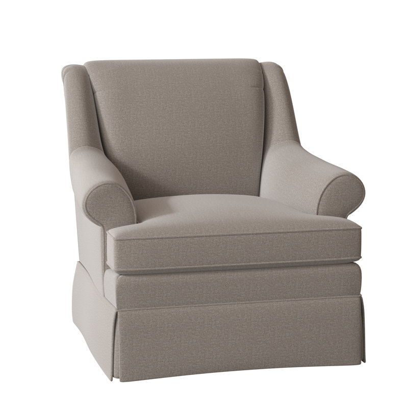 Fauteuil Eliana, Oui, Chenille performance gris clair Craftwood 41