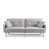 100% polyester gris clair est en rupture de stock