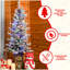 Arbre de Noël avec lumières DEL multicolores, 396 pointes, 100 lumières