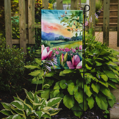 Drapeau de jardin double en polyester H 15,5 po x l 11,25 po