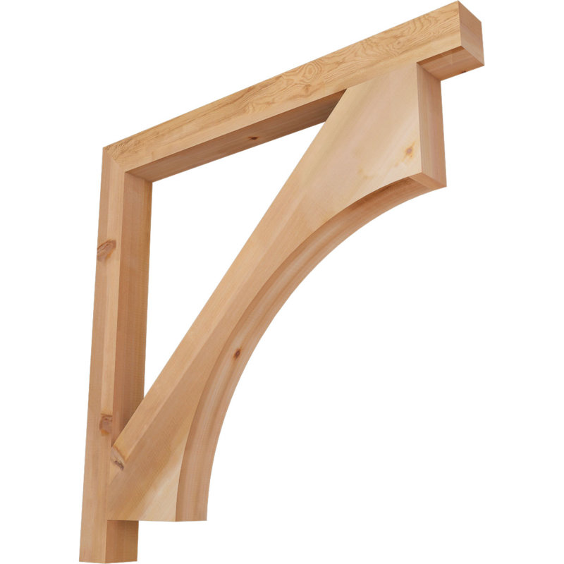 Support Westlake Block, Cèdre rouge de l'Ouest (lisse), H 44 po x l 3,5 po x P 44 po