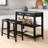 Diamondback Kitchen Island Set-800781391