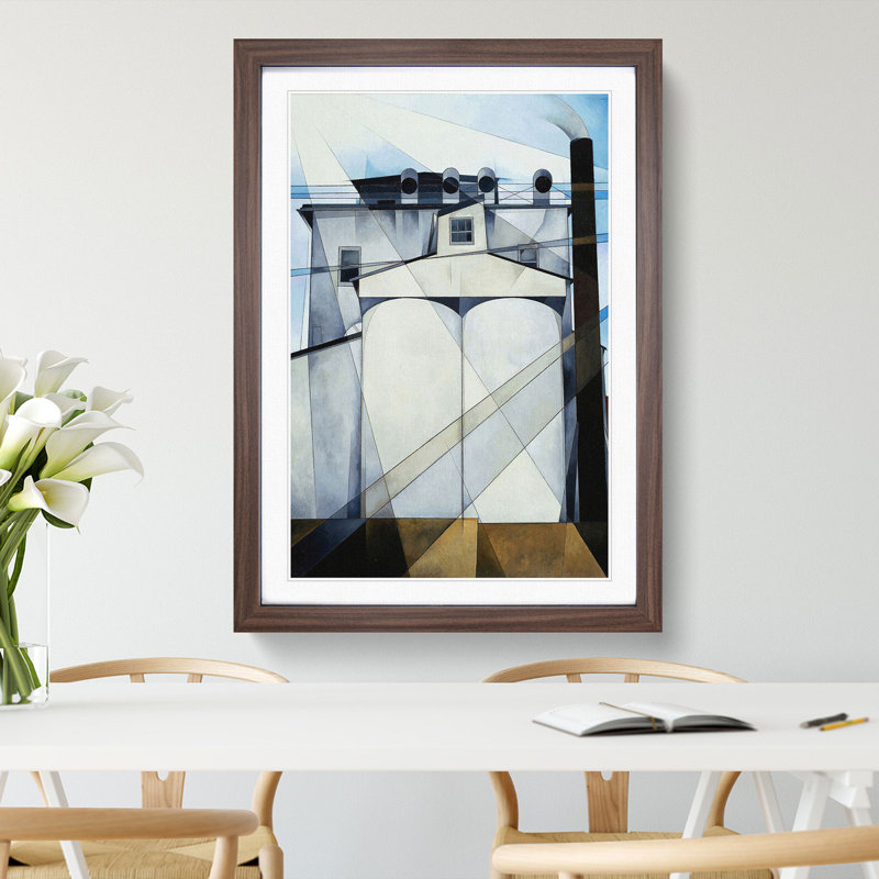 My Egypt by Charles Demuth - Picture Frame Painting, Walnut Framed, 48cm H x 36cm W x 2cm D