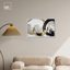 Art abstrait noir et blanc sur toile, "Autre dimension" par Art Remedy-104433985-104433989