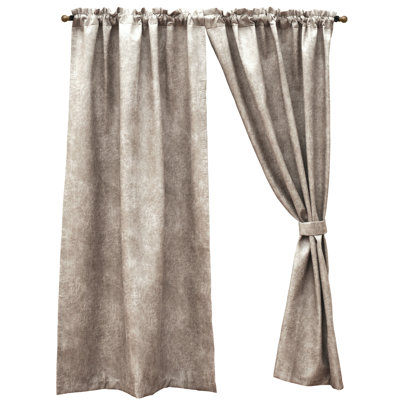 Ensemble de rideaux Wooded River Trapper (2 panneaux / 2 embrasses)
