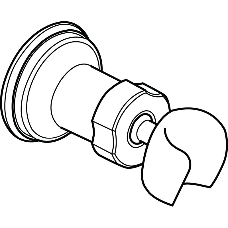 Support pour douche à main Trinsic Universal, Étain vieilli