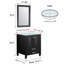 Meuble-lavabo simple 24,8 po avec miroir Leftbank-1540686209
