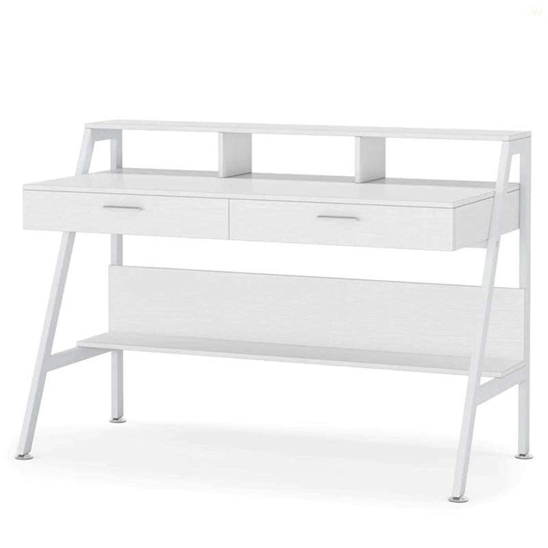 Bureau, bureau d'écriture avec tablette de rangement