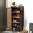 Black Solid wood Shoe Storage