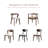 Rozella Solid Wood Side Chairs