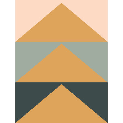 Triangles Print by Beth Vassalo