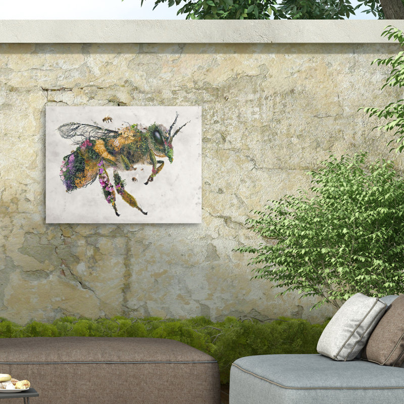 Toile d'extérieur Barrett Biggers Honeybee, H 35 po x l 47 po