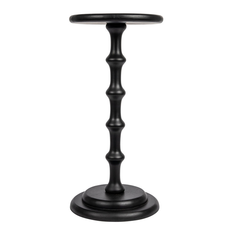Bernalee Solid Wood Pedestal End Table