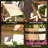 Wood Wishing Well For Outside With Hanging Bucket, Wishing Well Planter With Drain Hole For Garden Patio, Natural-2117100930