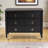 Ayu Black Wood Chest with Drawers - 6-Drawer Modern Transitional Bedroom Storage Unit