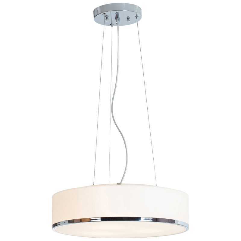 Lustre tambour 3 lumières Mizpah, Fluorescent
