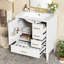 Meuble-lavabo autoportant de 30 po avec lavabo en céramique-47015909-56231866