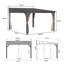 Pavillon de jardin mural en aluminium pour patio avec toit en acier galvanisé, véranda, rideaux et filet-96793219