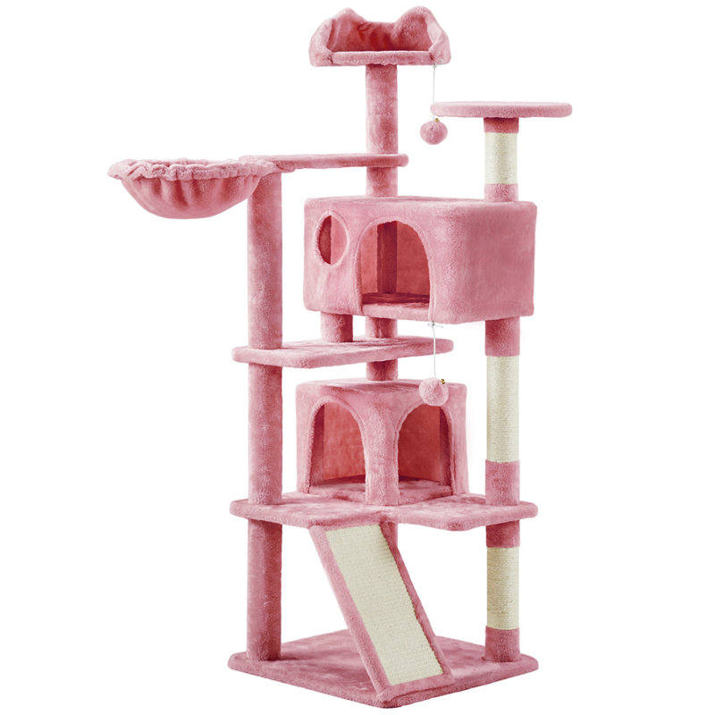 146cm H Cat Tree, Pink