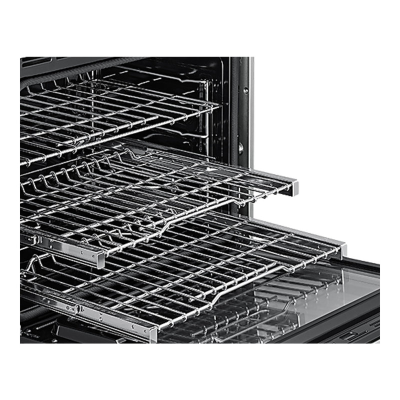 30" Double Wall Oven Steam, Silver