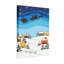 Village de Noël avec traîneau du Père Noël-2145680120