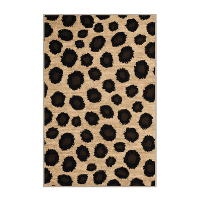 Washable California Spangled Cats Area Rug