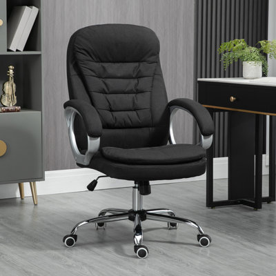 Airville Office Chair Rock 360° Swivel Rolling Adjustable Height Lumbar Support