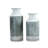 VIP Metal 12 in. Gray Antique Milk Canisters Set of 2