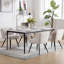 Geertruida Upholstered Parsons Chair Dining Chairs Armless Chair with Metal Legs-1535832634