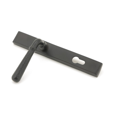 Hammered Newbury Lock Door Handle