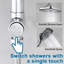 Pomme de douche à pluie double 1,75 GPM GPM