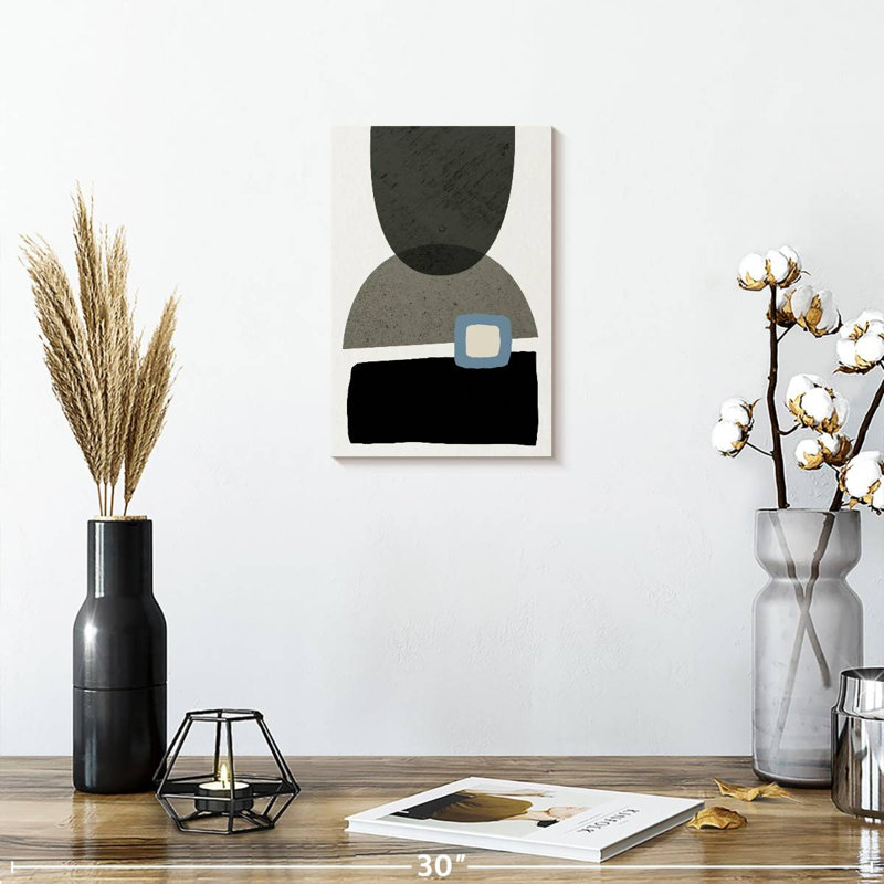 Avery Mid Century Abstract III, H 12 po x l 8 po