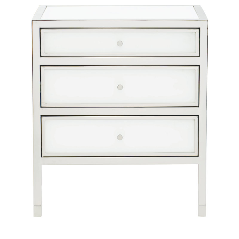 Blanca 26'' W Metal Nightstand