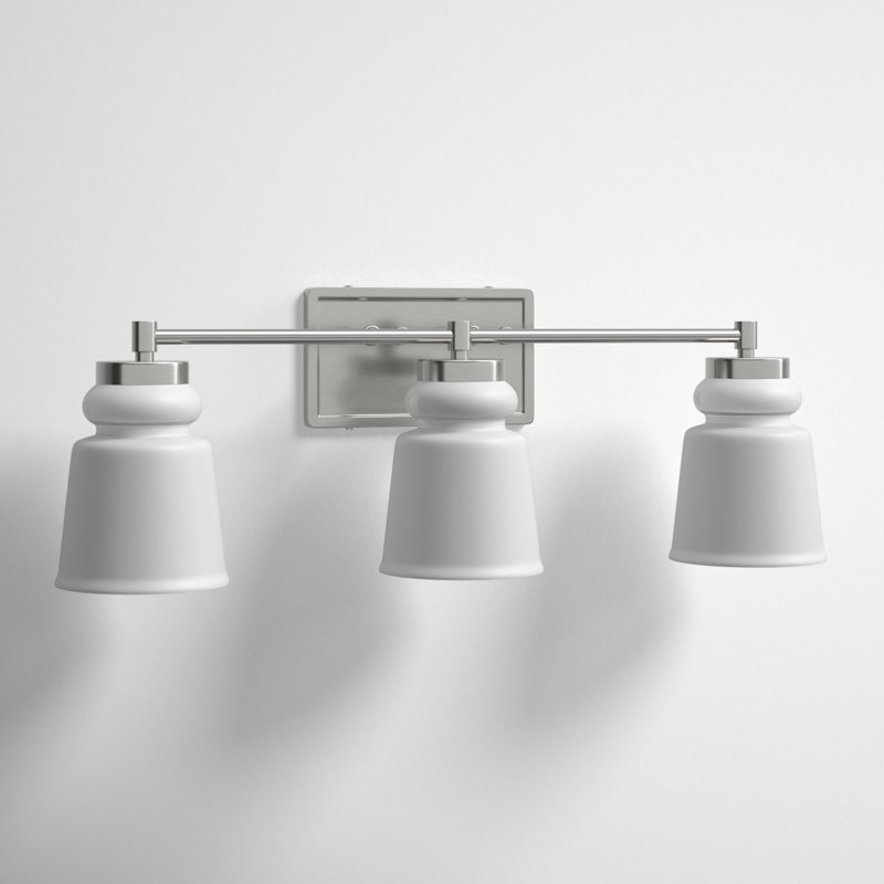 Libre 3 Light Milk Dimmable Vanity Light