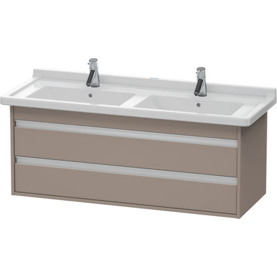 Ketho 47.25'' Wall Mounted Double Bathroom Vanity Base Only