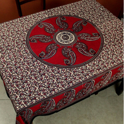Tapisserie floral en coton motif cachemire