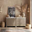 Buffet 2 portes, Travertine Greige - ensemble de 3
