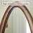 American-Style Vintage Black Walnut Adjustable Full-Length Mirror