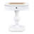White Finish Game Table
