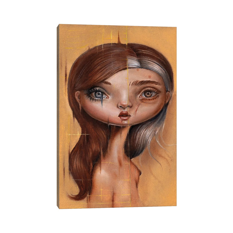 Glitch by Gokcen Yuksek - Wrapped Canvas Print, 20.32 cm H x 30.48 cm W